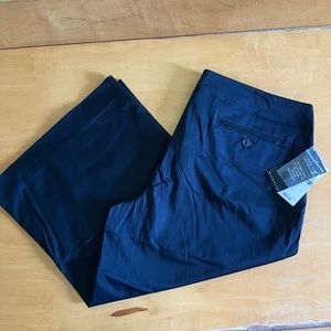 Rafaella cotton blend wide leg capris cropped 12